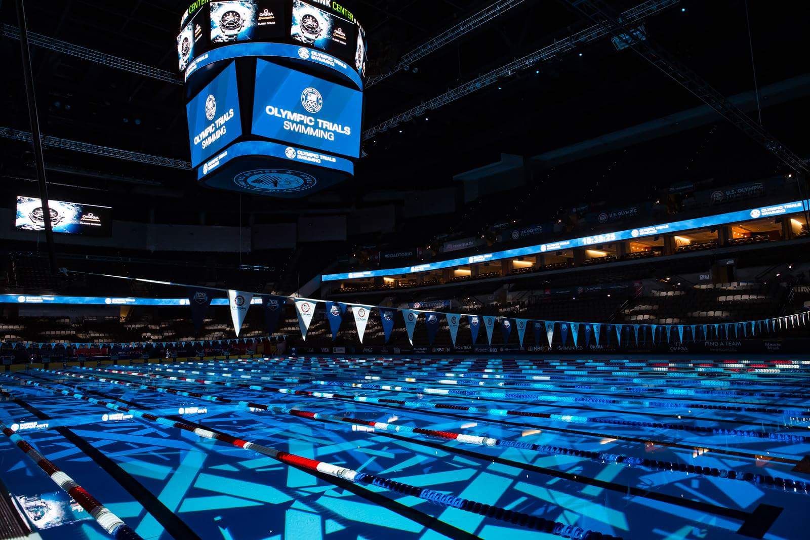 ChamSys consoles used to light swim trials