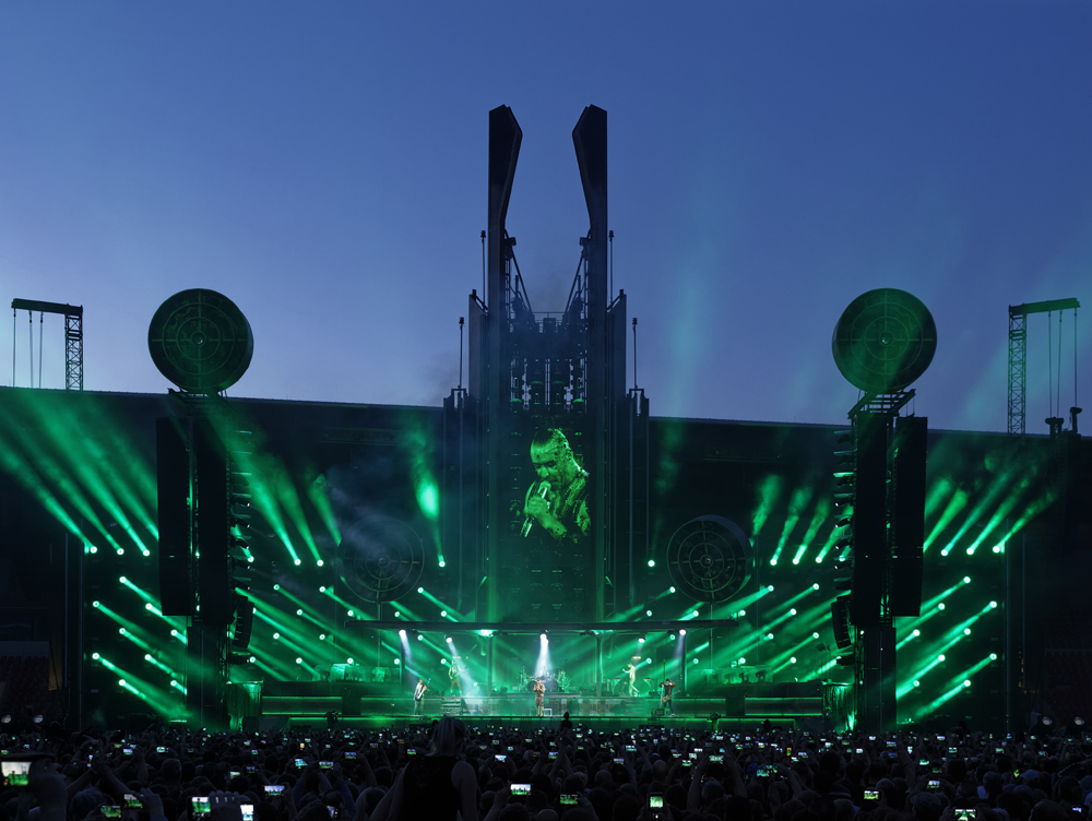 Rammstein Tours European Stadiums With Claypaky Fixtures – PLSN