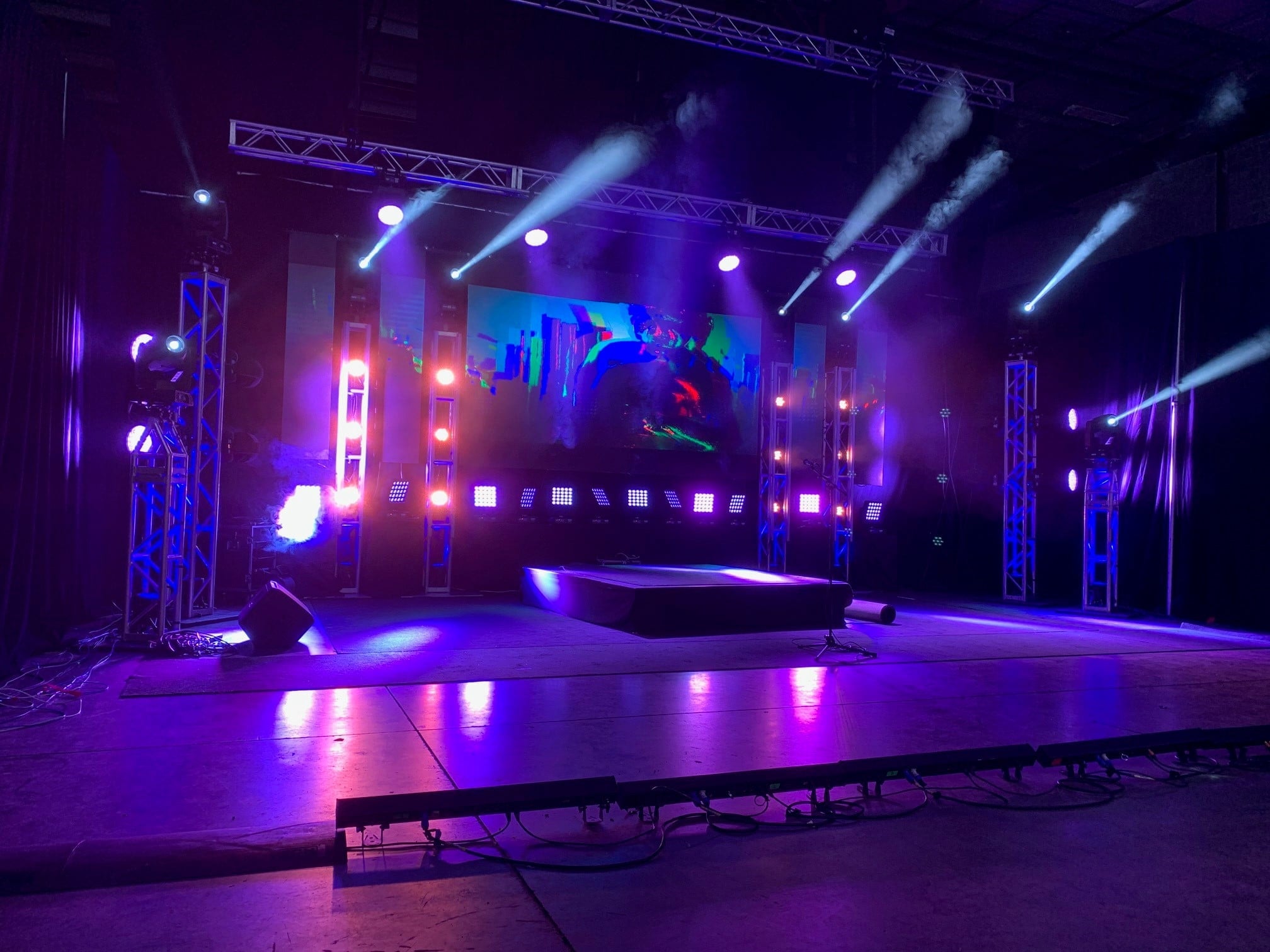 Image Production Services’ Virtual Venue for Livestream and Video Products Lit with Chauvet
