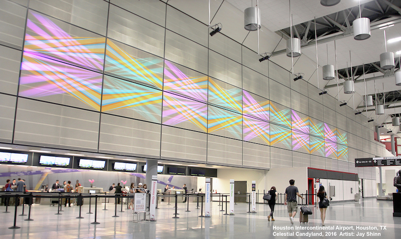 Celestial Candyland at Houston Airport