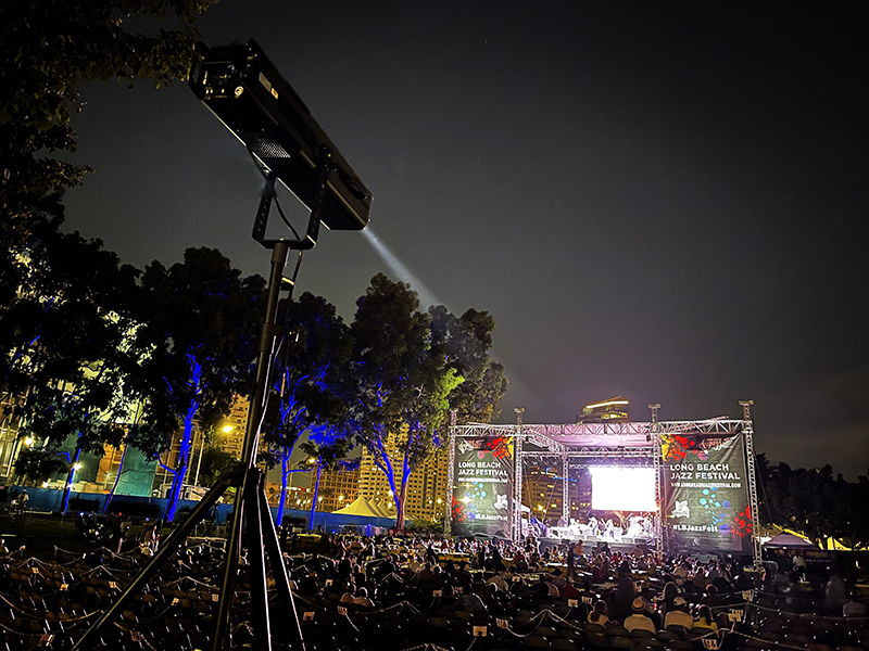 33rd Annual Long Beach Jazz Festival Lit With All-adj Rig – Plsn