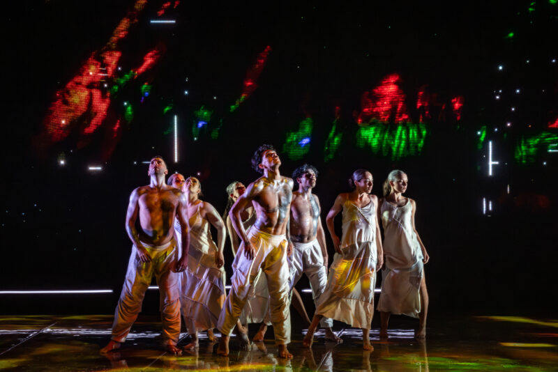 Bangarra Dance used ROE Visual Carbon 5 LED for its production of 'Illume'. Photo credit: Daniel Boud