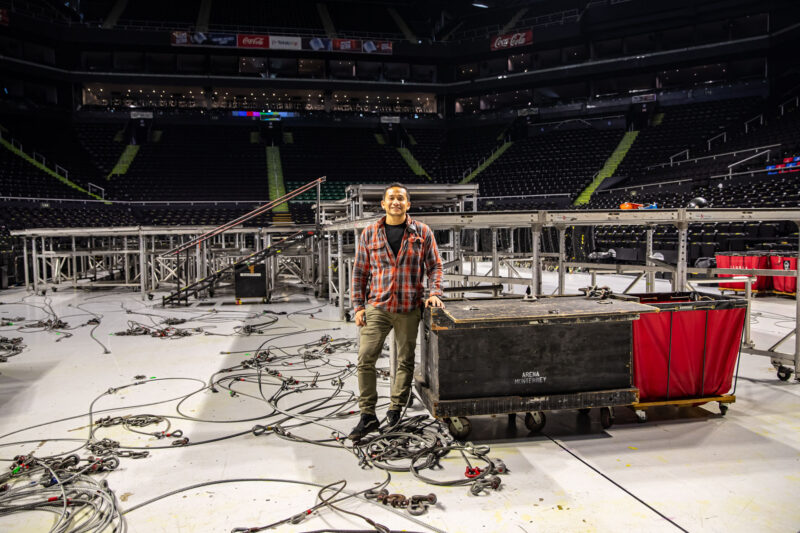 Zignia Live production manager Abraham Barrios