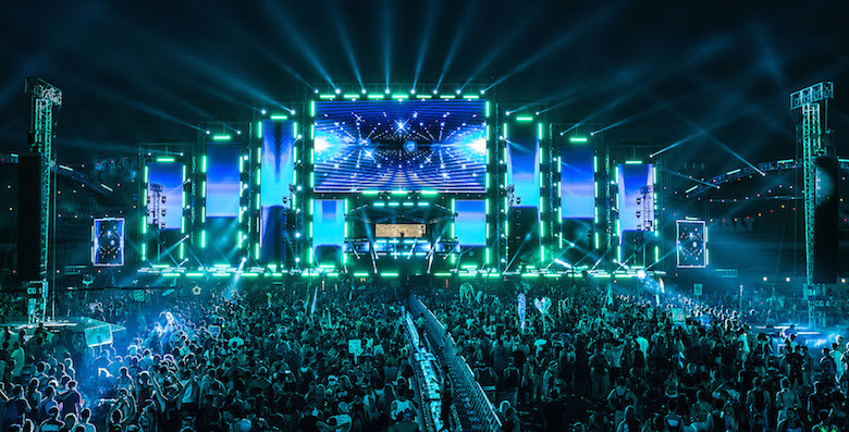 Robe had a big presence at EDC in Vegas