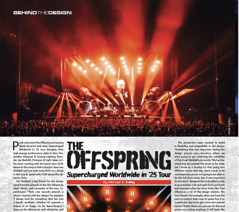 The Offspring 'Supercharged Worldwide in '25' Tour | PLSN