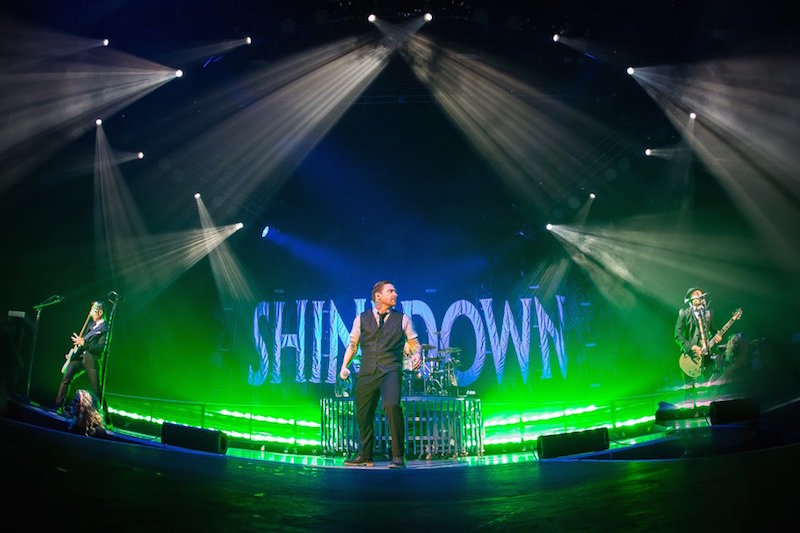 Shinedown using the Rogue R1 FX-B