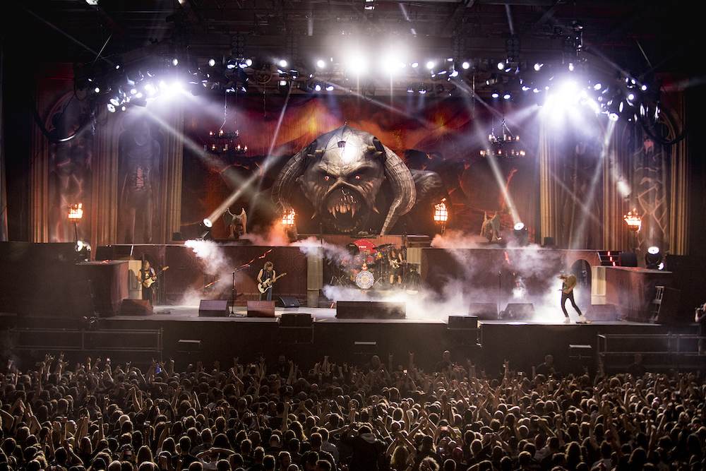 Philips Vari-Lite VL6000 Beams on Heavy Metal Duty with Iron Maiden | PLSN