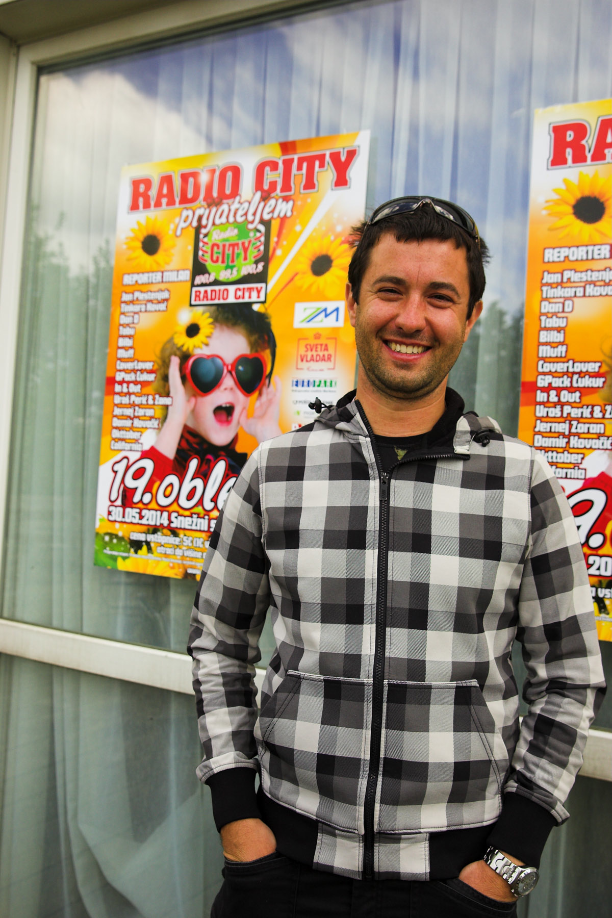 Festival Novo Mesto's Head of Lighting, Luka Vodnik